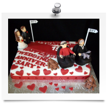 40th Wedding anniversary cake (1)