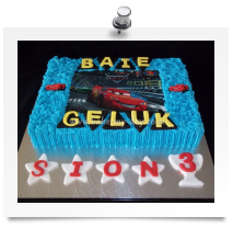 Cars edible image cake (3)