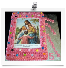 Jesus & the children cake