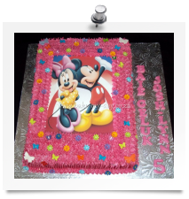 Mickey & Minnie cake