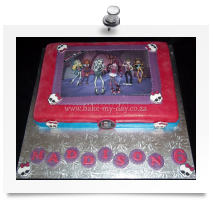 Monster High edible image cake (1)