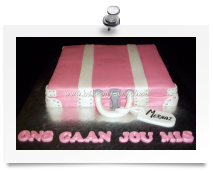 Suitcase cake