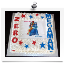 Zero & Megaman cake